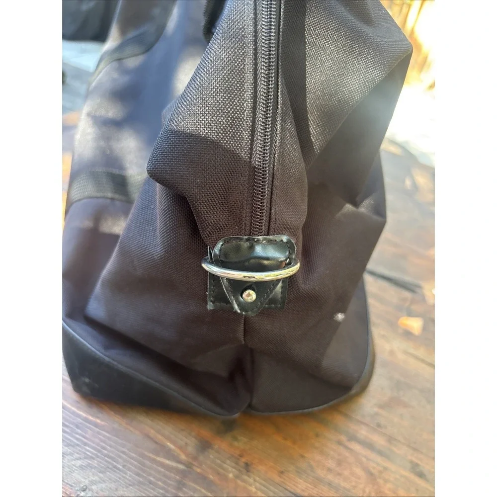 Ralph Lauren Fragrances Black Canvas Duffle Bag Vintage VIP Promo Weekender RL